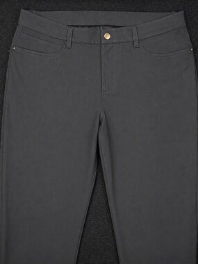 Lululemon ABC Pants Mens 36x30 Black Stretch Commission Chino Casual Golf